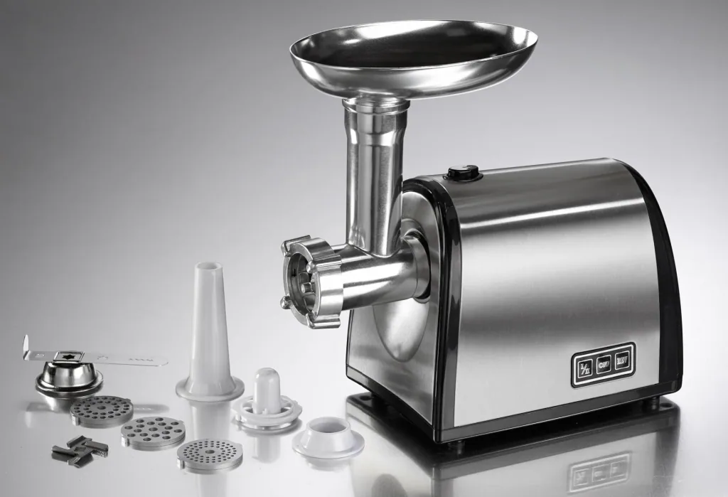 Stainless steel meat grinder with cookie attachment 1200 watts