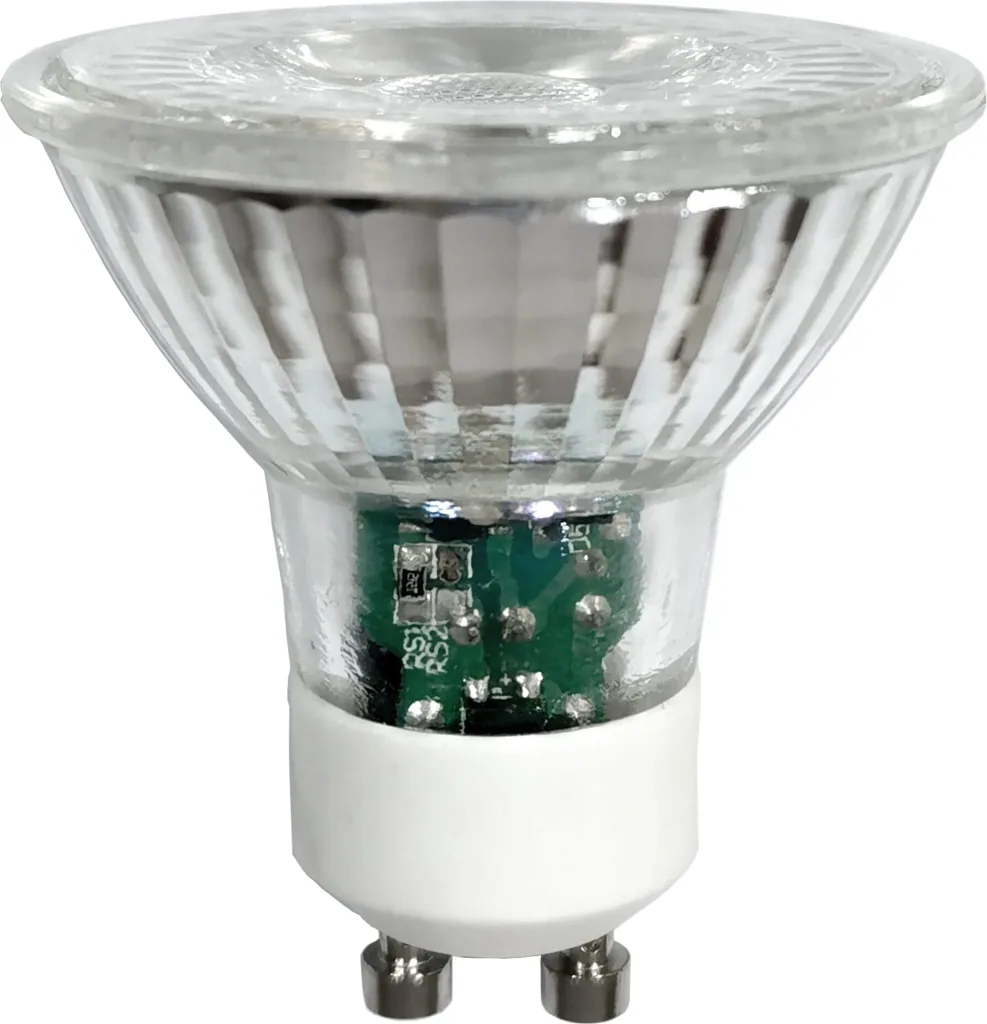 Retro LED reflector bulb, 5 watts, GU10, 345 lumens, warm white