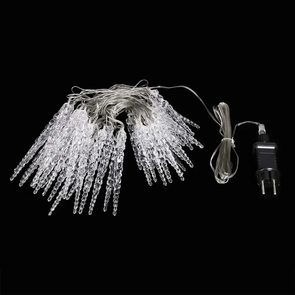 Christmas icicle light chain 40 LED 10.4m