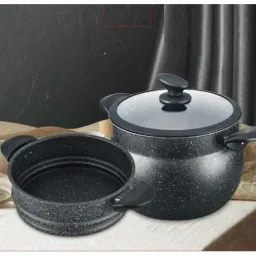Couscous pan - 24cm - 8L - Black