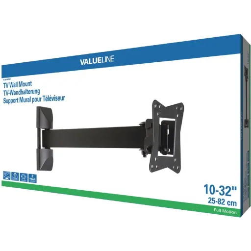 TV wall mount fully movable 10 - 32 " 30 kg