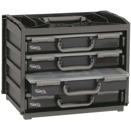 Raaco handy box with 4 compartments Box Silverline