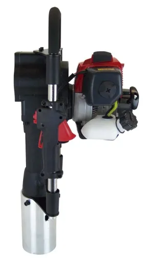 Motor pile driver with Kawasaki engine, 1.38 HP