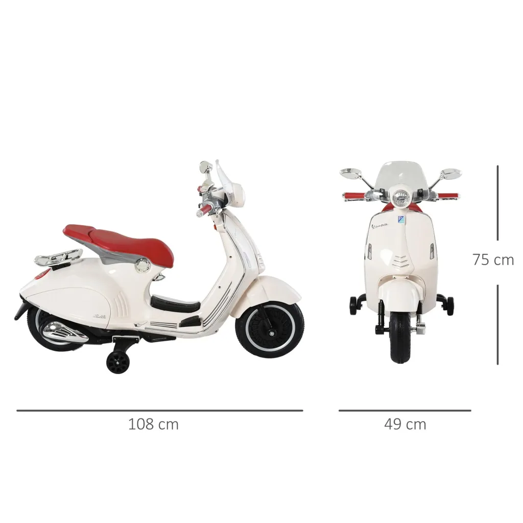 Toy children's car, white