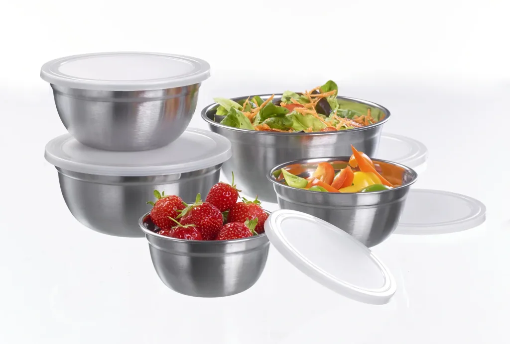 Bowl set "Marie", stainless steel, 5-piece