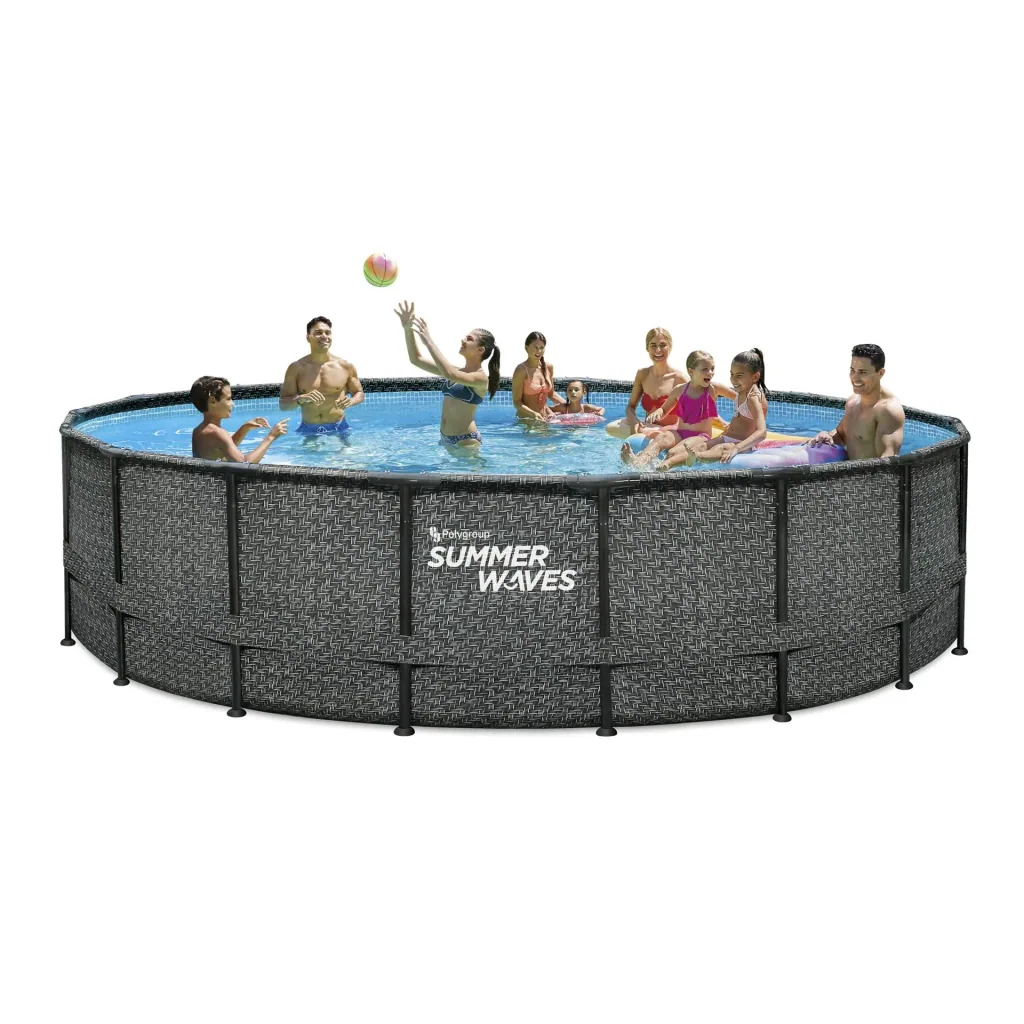 Piscine Summer Waves 549x132 cm, rotin