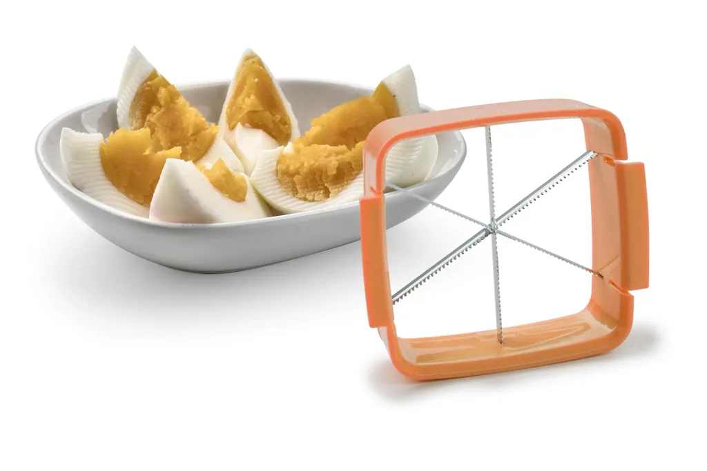 5-in-1 vegetable cutter “Nicer Dicer Quick”, handheld, black/orange, 5-piece