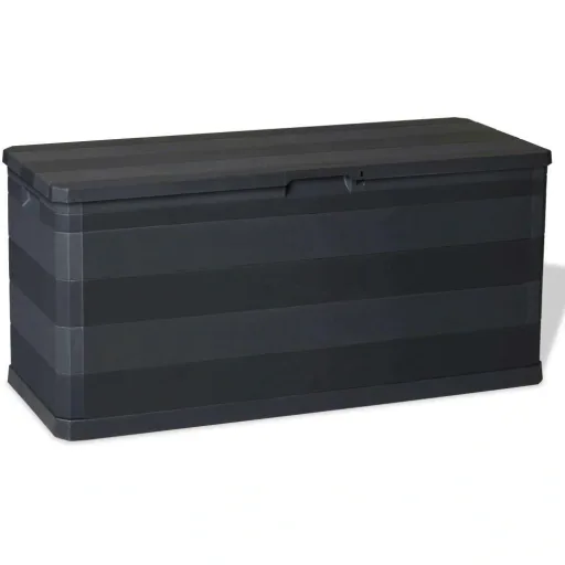 Garden box 117x45x56 cm black