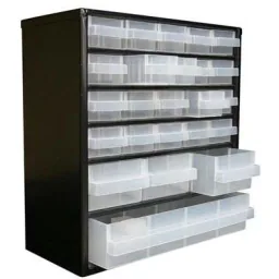 Raaco drawer cabinet with 24 drawers, C 7-24