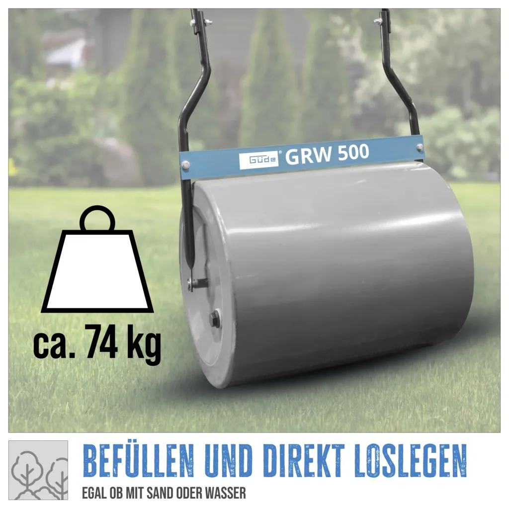Lawn roller GRW 500, 495 mm working width