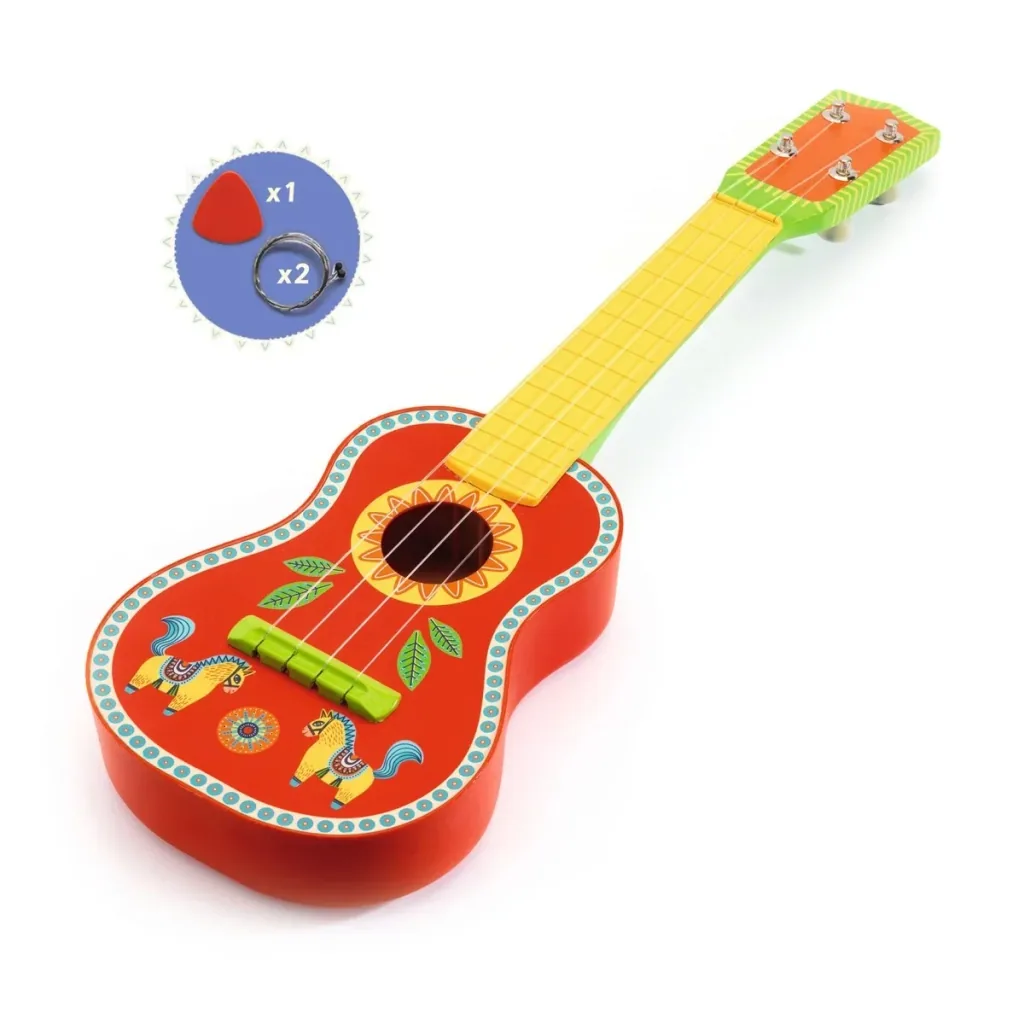 Djeco Ukulélé Animambo – jouet musical instrument de musique