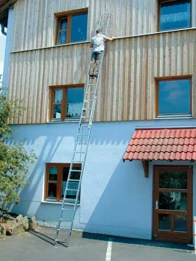 Aluminum rope ladder 2-part - 2 x 16 rungs