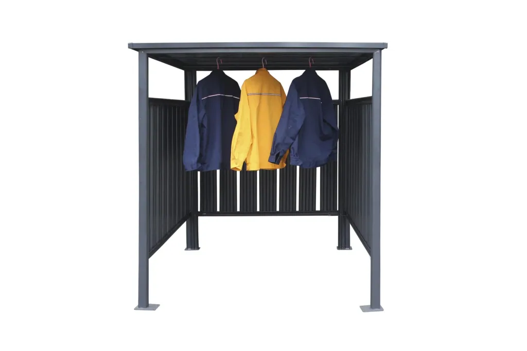 Abri et garage à vélos Westmann Fieta, 180×203×210 cm, Anthracite – Acier avec parois à lattes