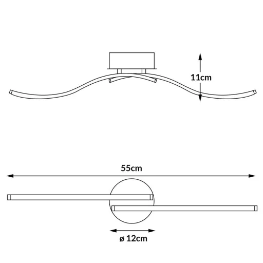 LED ceiling light Ny bolge