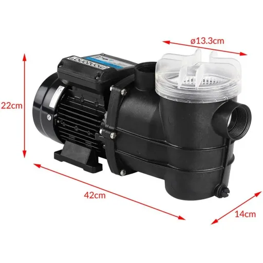 Submersible pump/sand filter pump/water pump 9,960 l/h incl. pre-filter