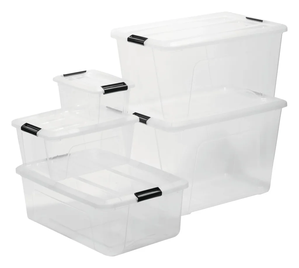 “Clear NTB-5” storage box, set of 6