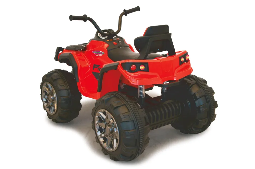 Ride-on Quad Protector for children, 12 Volt, red