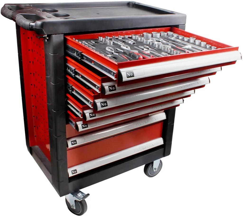 Workshop trolley, 391 pieces, equipped, AY 493