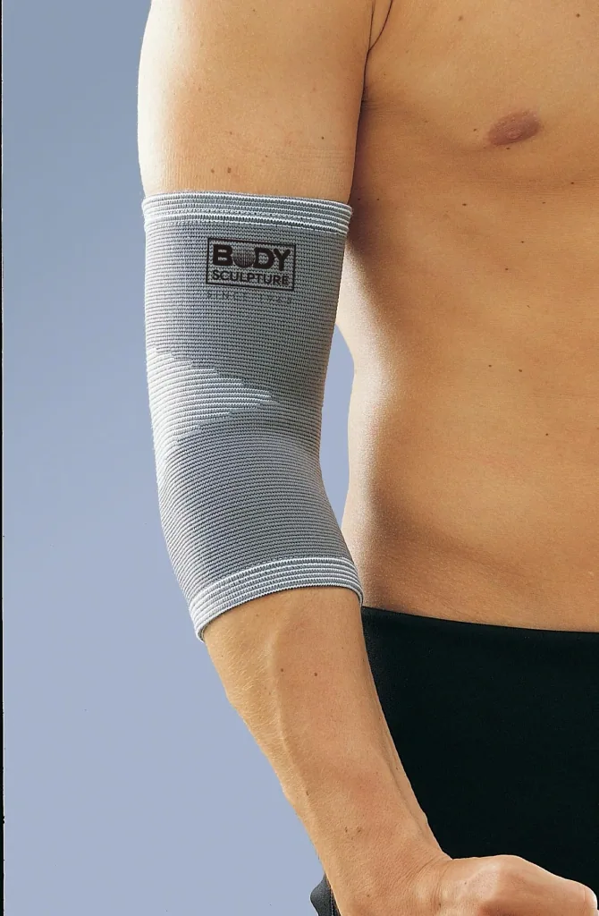 Elbow bandage, elastic gray size S/M
