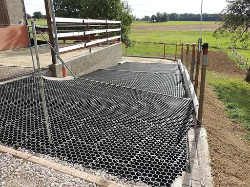 Paddock panels 5 pieces = 1 m², black