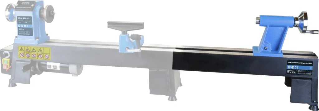Lathe bed extension 550