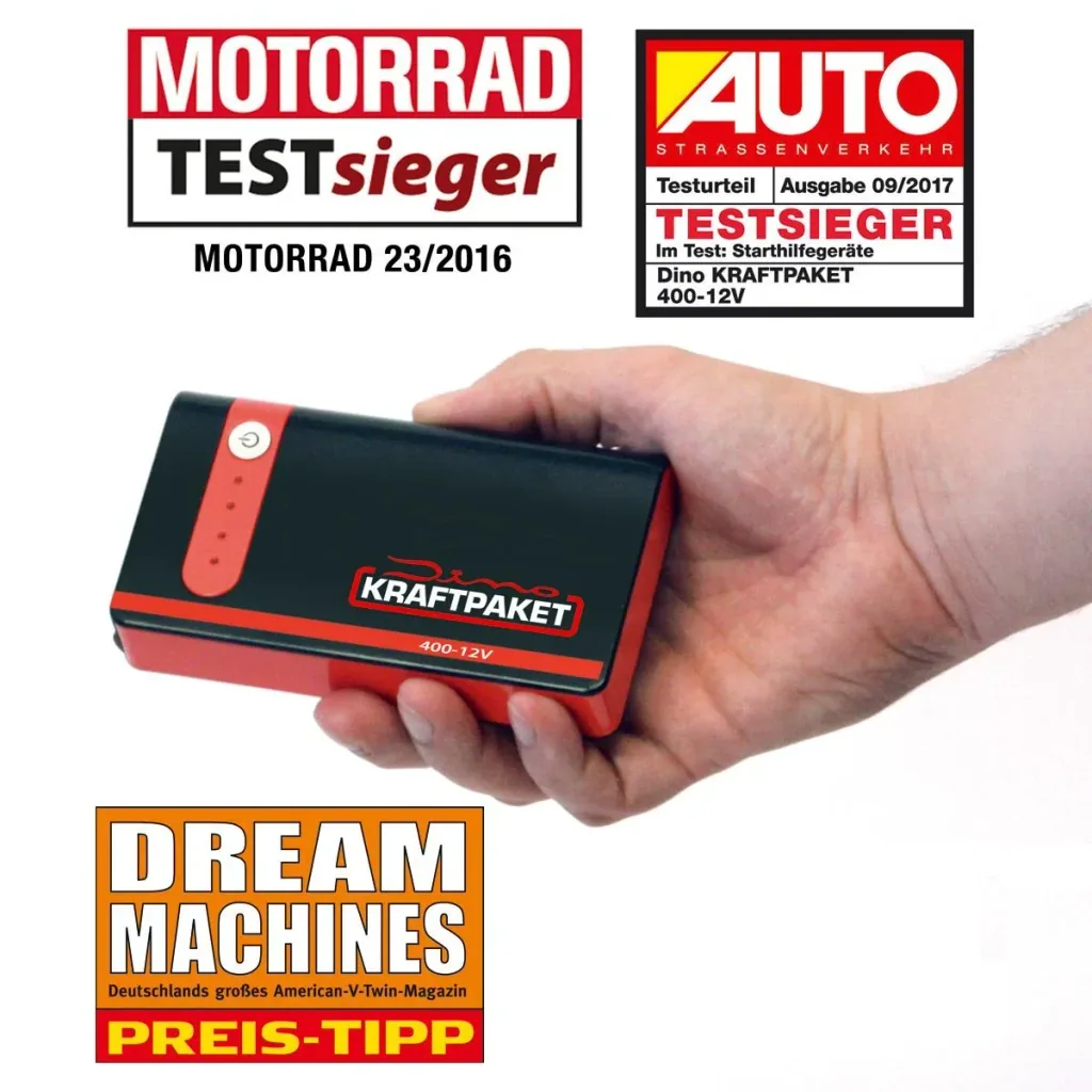 Jump starter 12 Volt - 9,000 mAh - 400 A