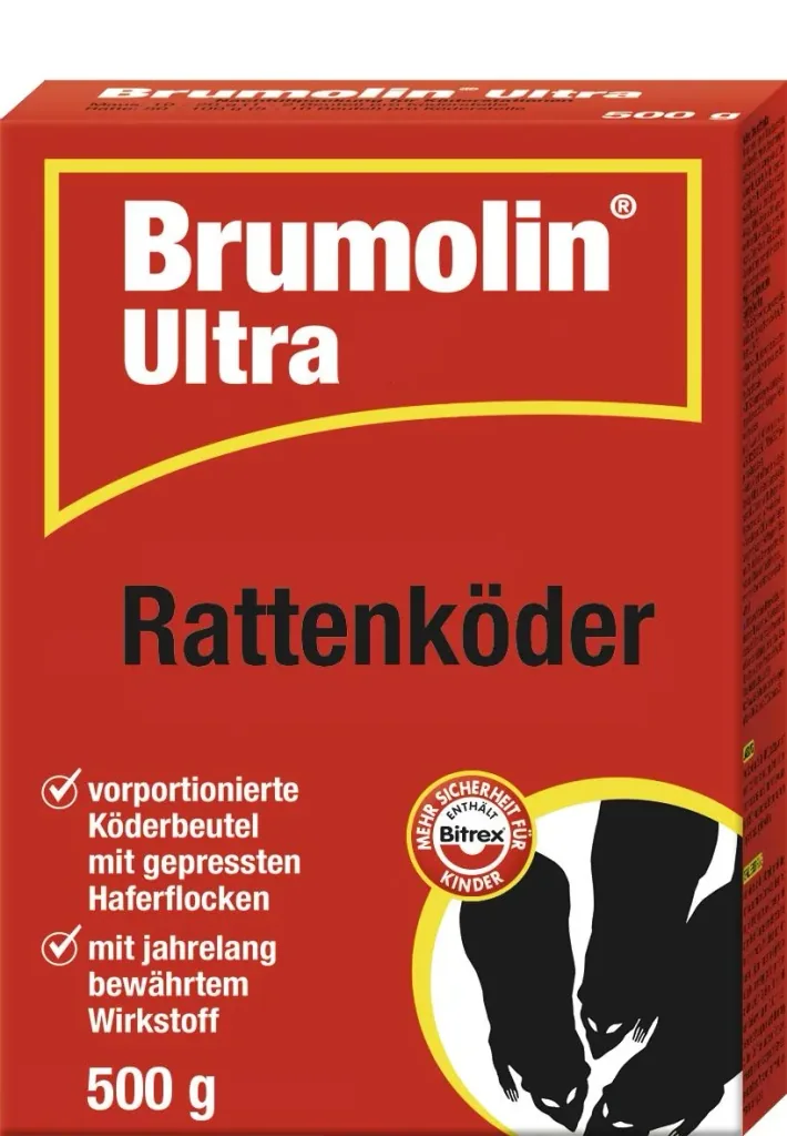 Brumolin Ultra Rat Bait, 500 g - ready to use