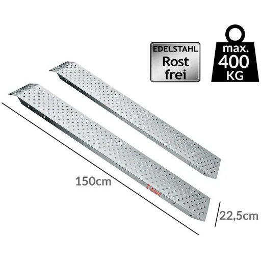 Loading ramp set of 2 Max. 400 kg