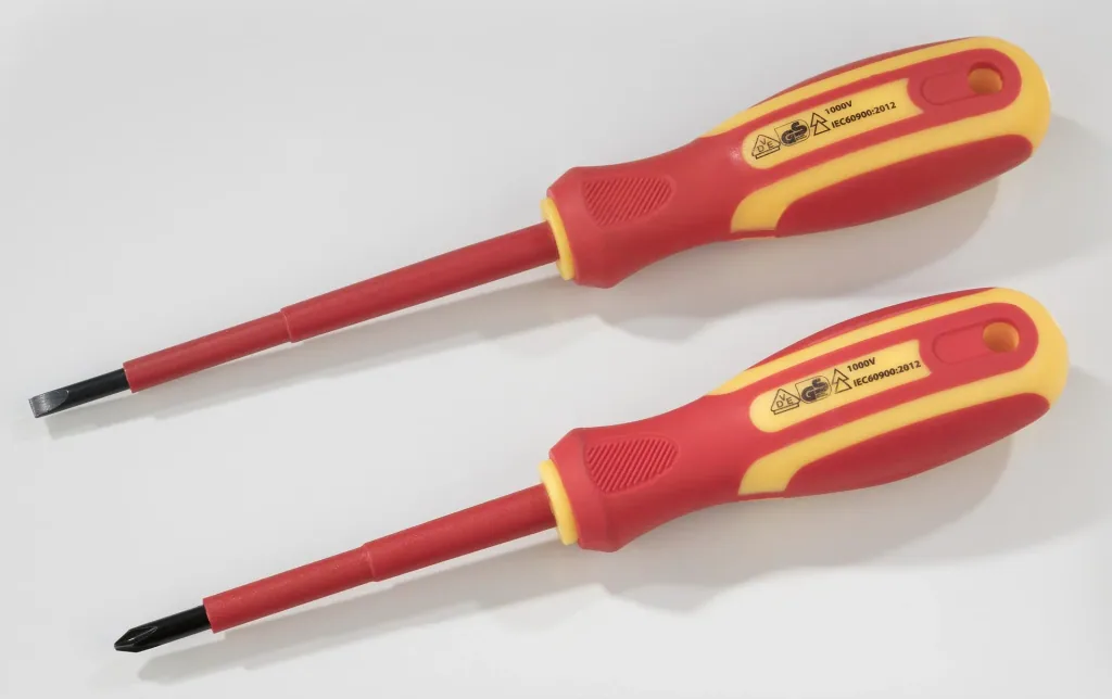 Screwdriver and bit set with holder 65-piece with 2 VDE screwdrivers