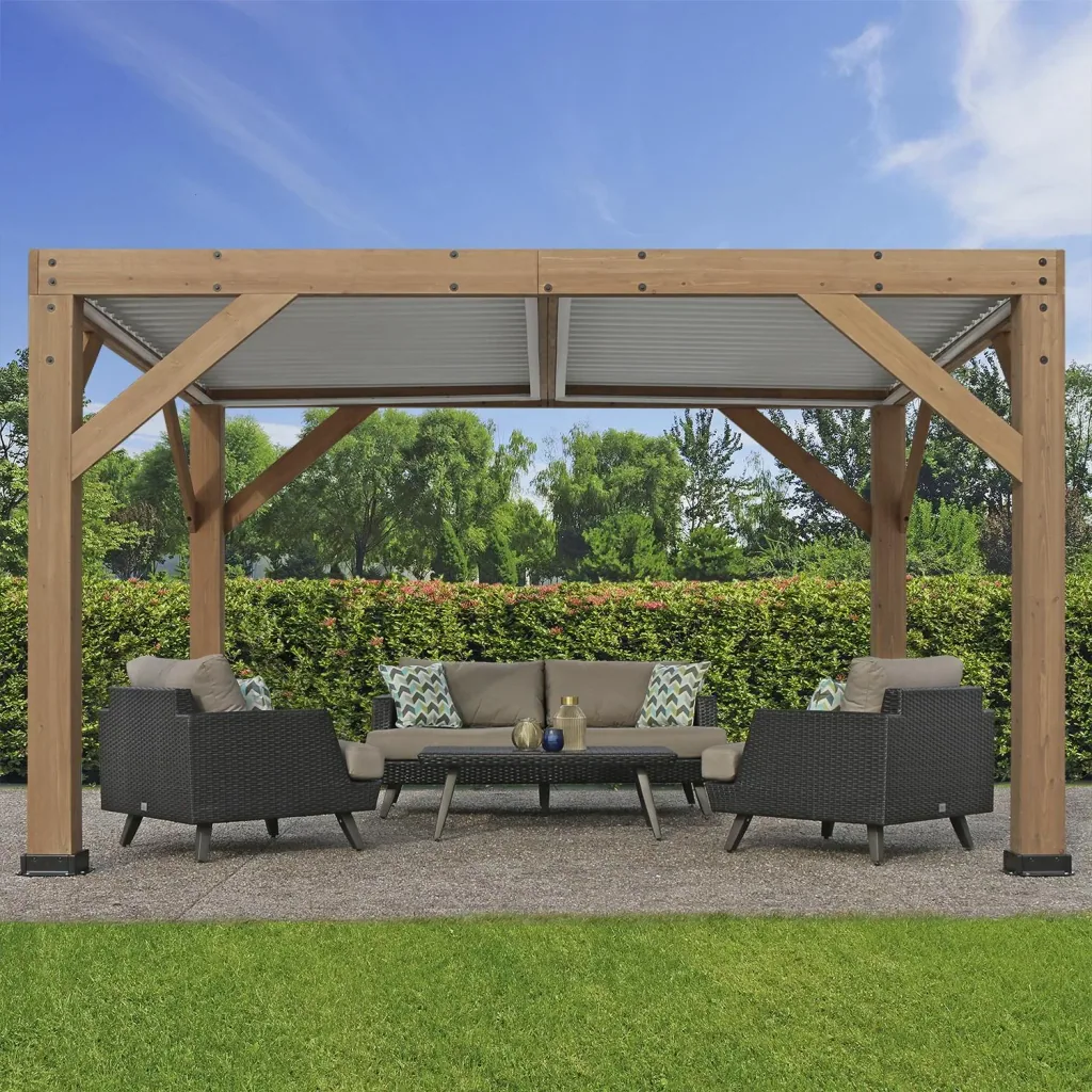 Pergola Westmann Karl avec toit à lames