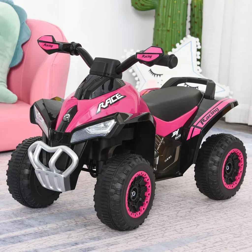 Ride-on vehicle with light and music yellow
