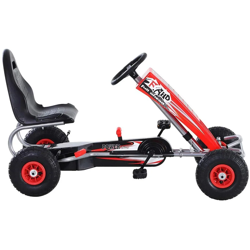 Go-kart with handbrake