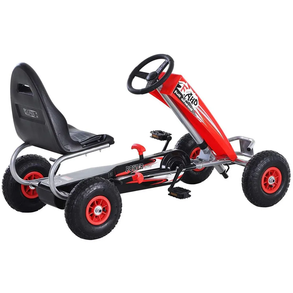 Go-kart with handbrake