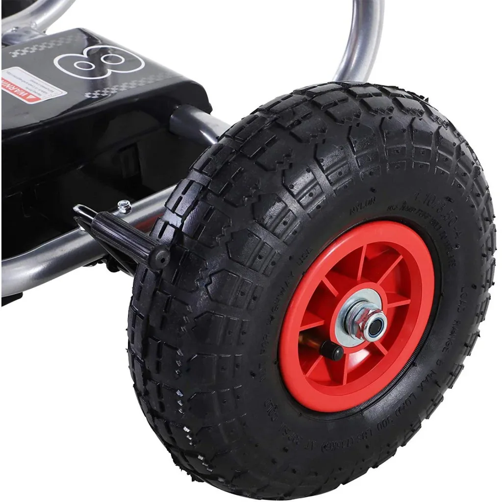 Go-kart with handbrake