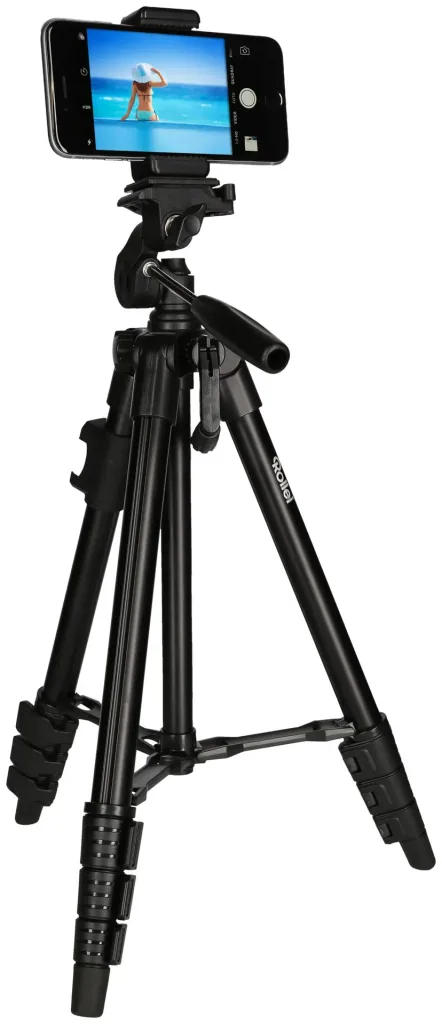 Smartphone Tripod Traveler with Bluetooth remote release
