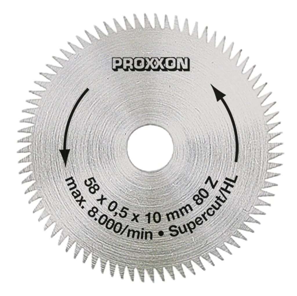 Circular saw blade "Super-Cut", 58 mm (80 teeth)