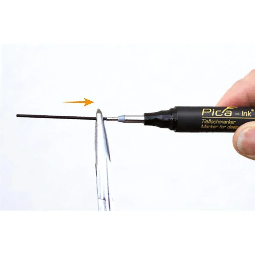 Highlighter 150/40 for deep holes - permanent - blue