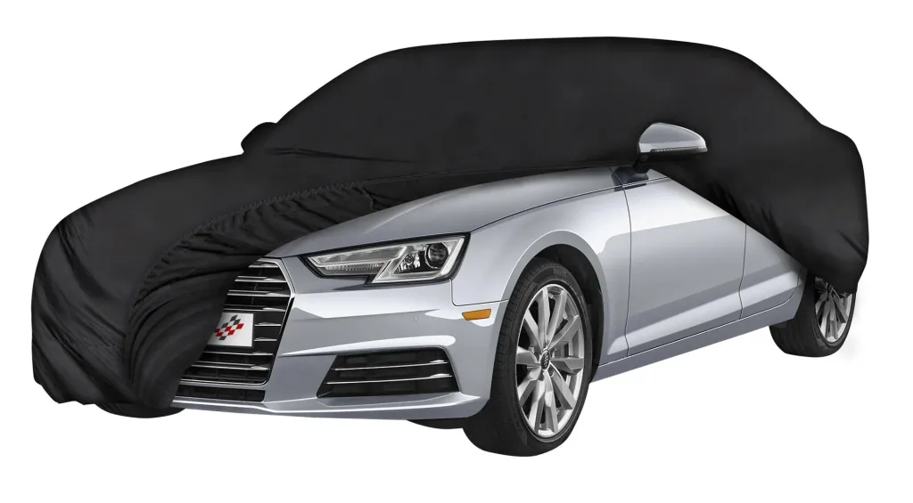Car cover indoor soft - size 6 - 481x520x170cm - PES - elastane