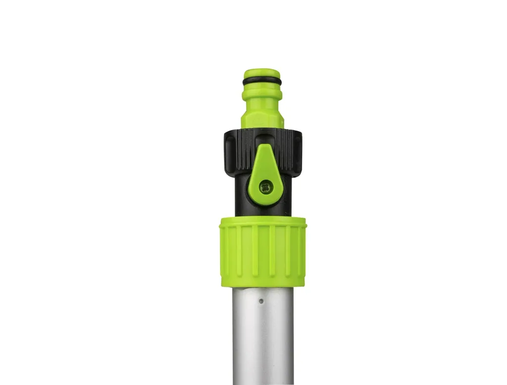 Washing brush with telescopic rod