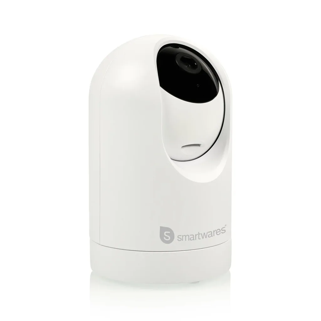 Digital indoor surveillance camera with night vision and recording function, swiveling