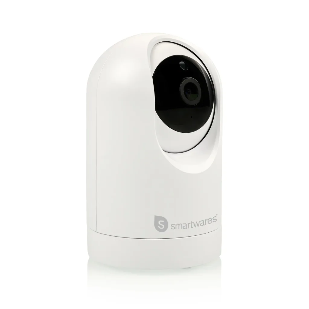Digital indoor surveillance camera with night vision and recording function, swiveling