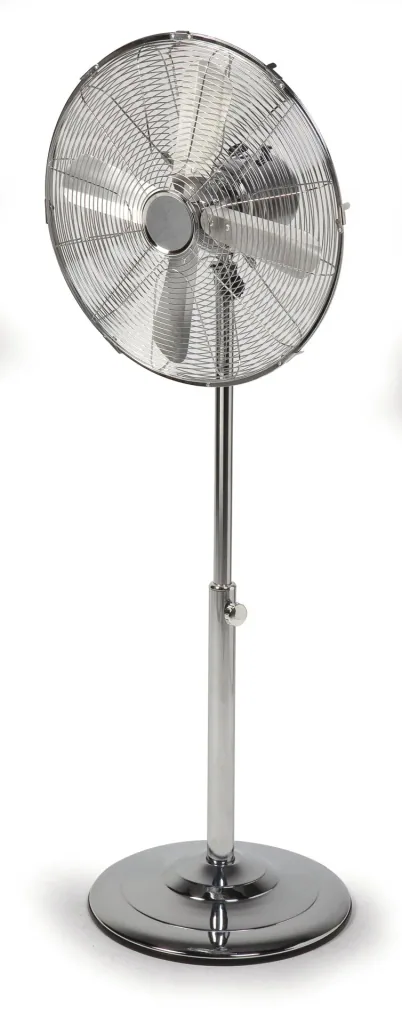 Pedestal fan - 40 cm diameter, fan in chrome