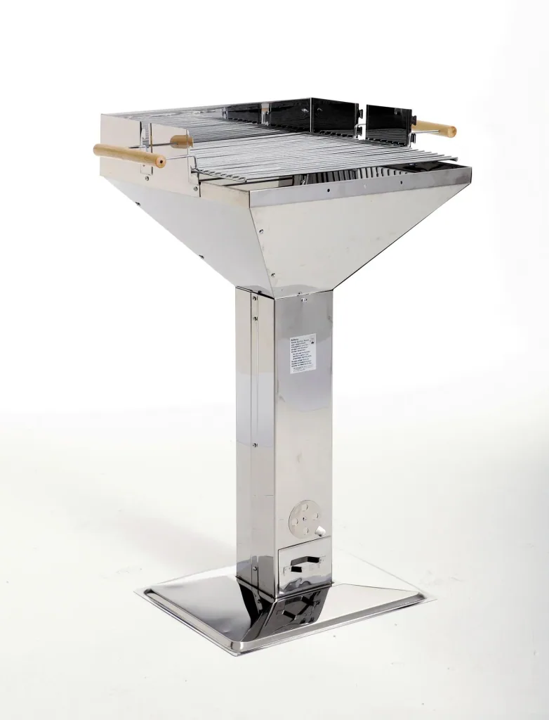 Charcoal grill, funnel grill