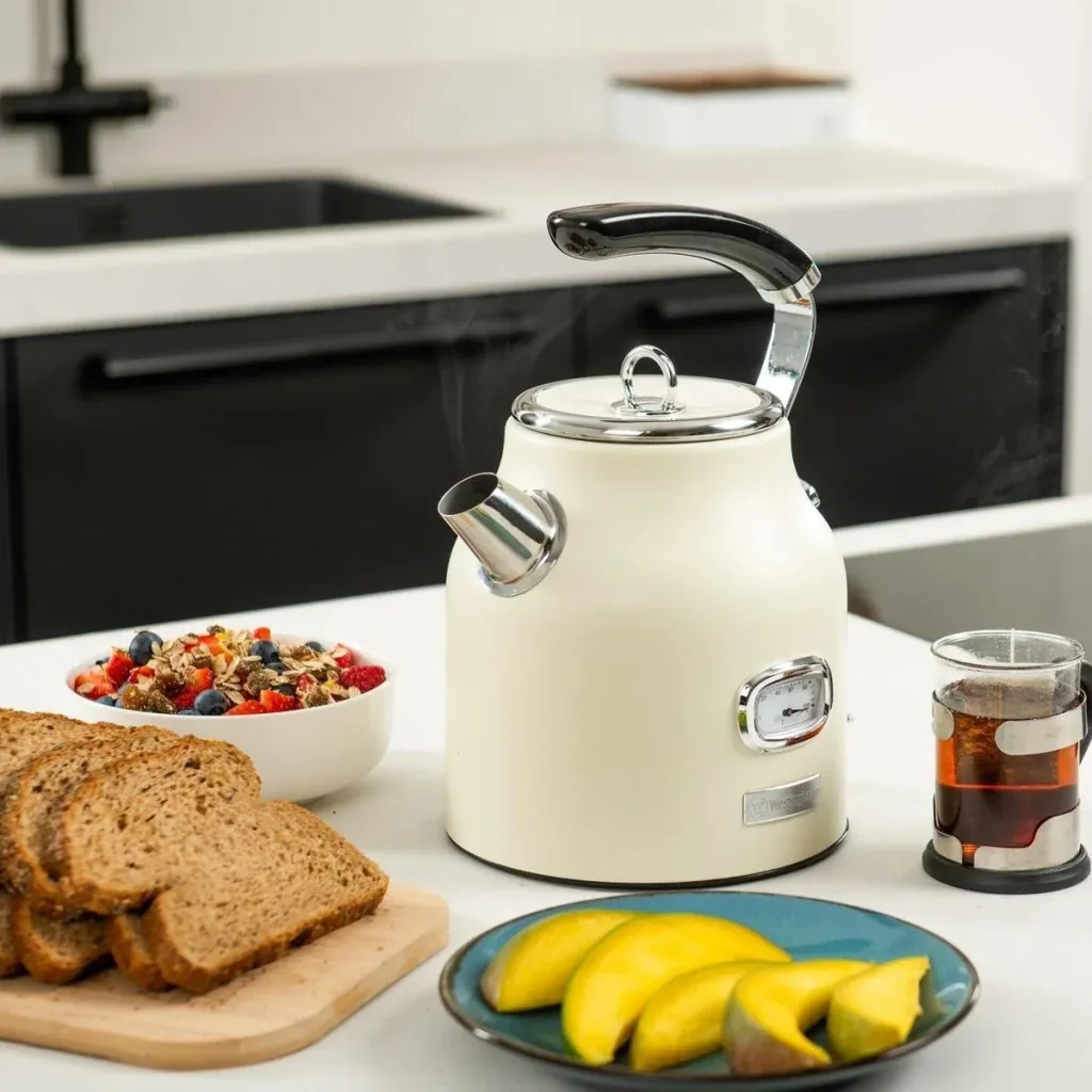 Retro SET - Mixer 1.5L + Kettle 1.7L - White