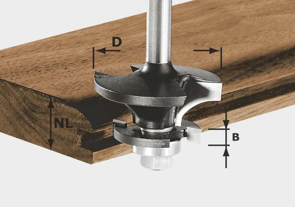 Counter profile milling cutter HW S8 D43 / 21 A / KL