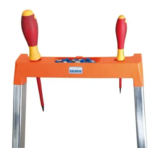 Stepladder with 2 steps plus platform