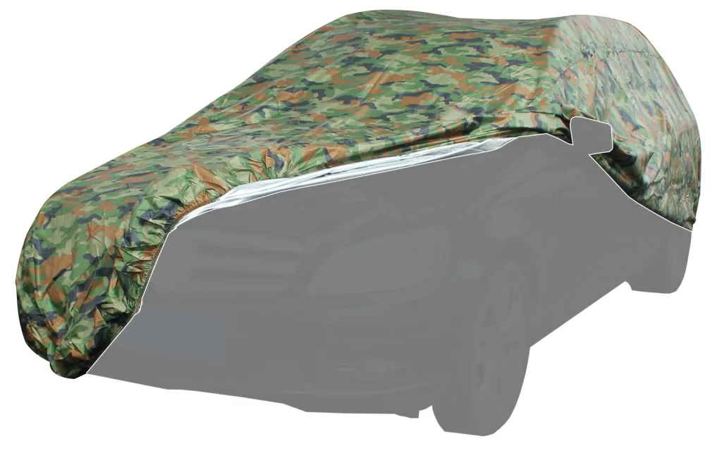 Housse de voiture intégrale en nylon, break, camouflage