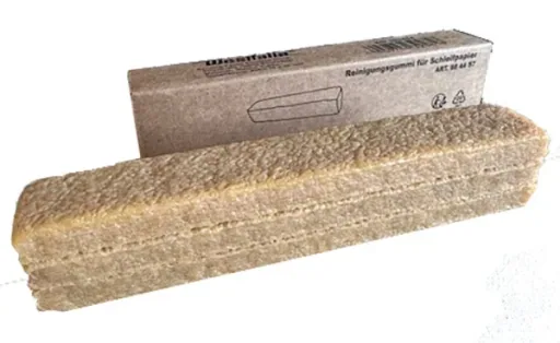 Gomme de nettoyage pour papier abrasif