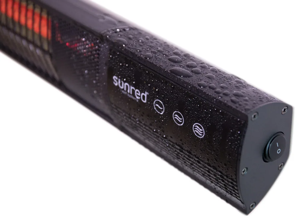 Wandheizstrahler Dark Wall Black 2500 Watt
