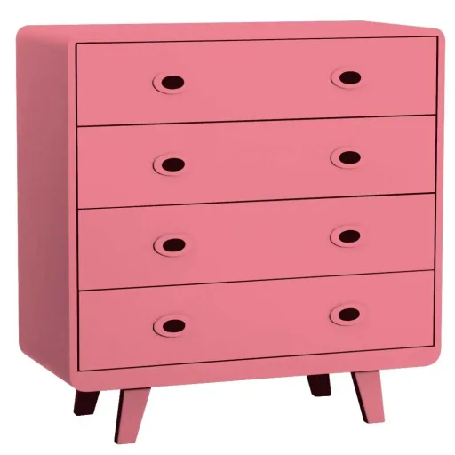 Laurette Commode Toi & Moi, Couleur: Gris vert
